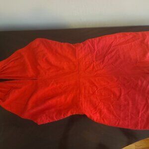 Custom Linen Playsuit with Detachable Skirt (size medium)